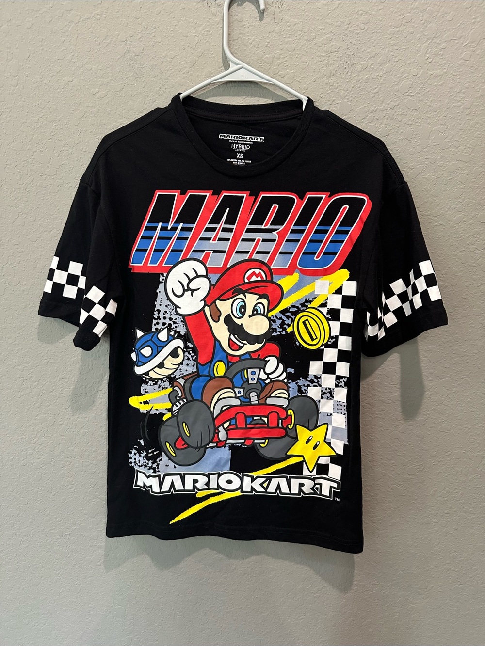 Nintendo Mario Kart T Shirt Adult Sz XS EUC Graphic Front And Back